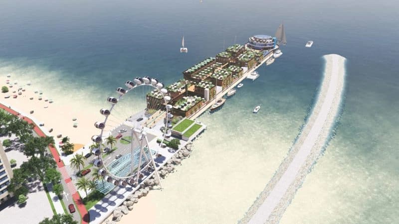 Píer Turístico de Itapema – Avanço das obras
