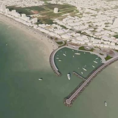 Obra do molhe do Rio Perequê, em Porto Belo, entra na segunda etapa